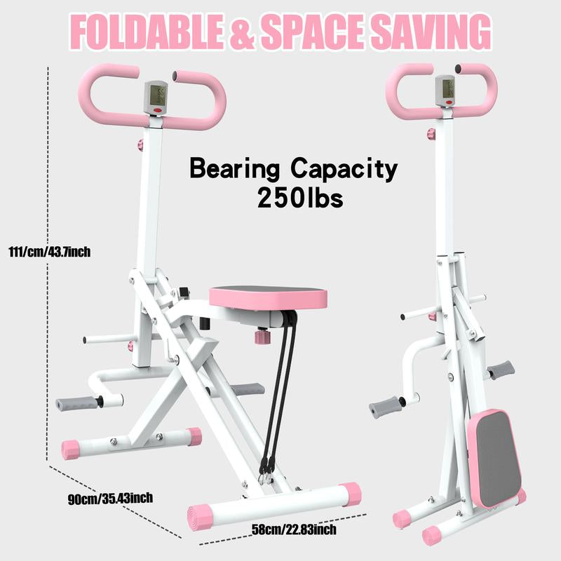 Foldable Squat Rodeo Core Exercise Machine